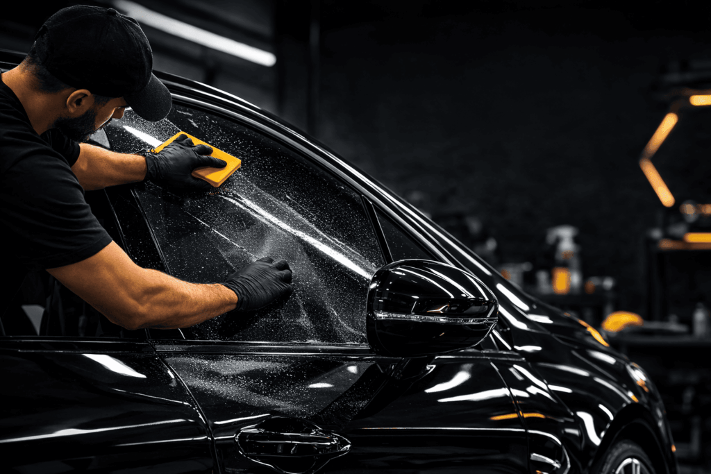 Car tinting in Melbourne providing UV protection for vehicle windows